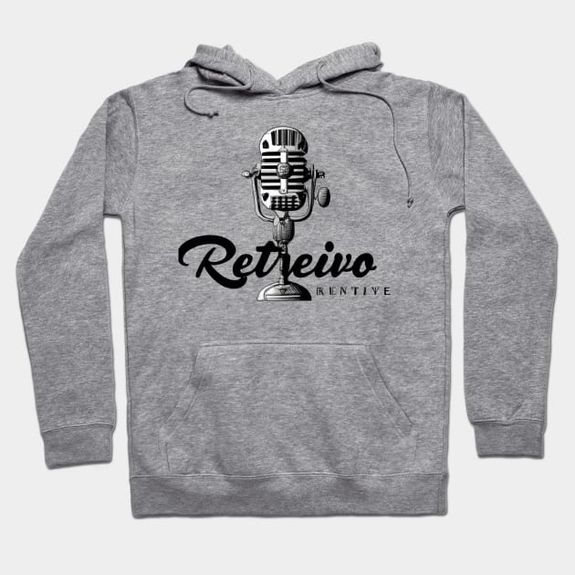 Retro microphone Hoodie by AffirmKings36